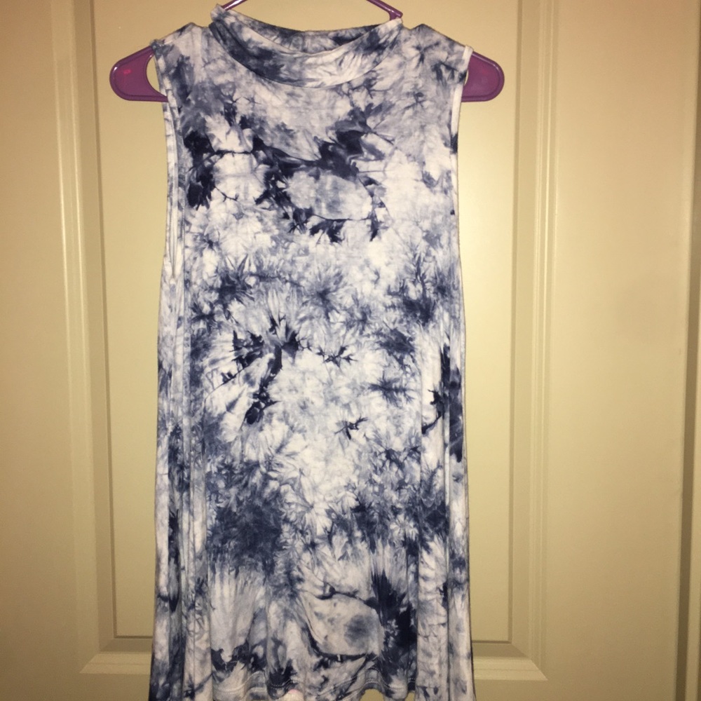 Acid Wash Tshirt Dress